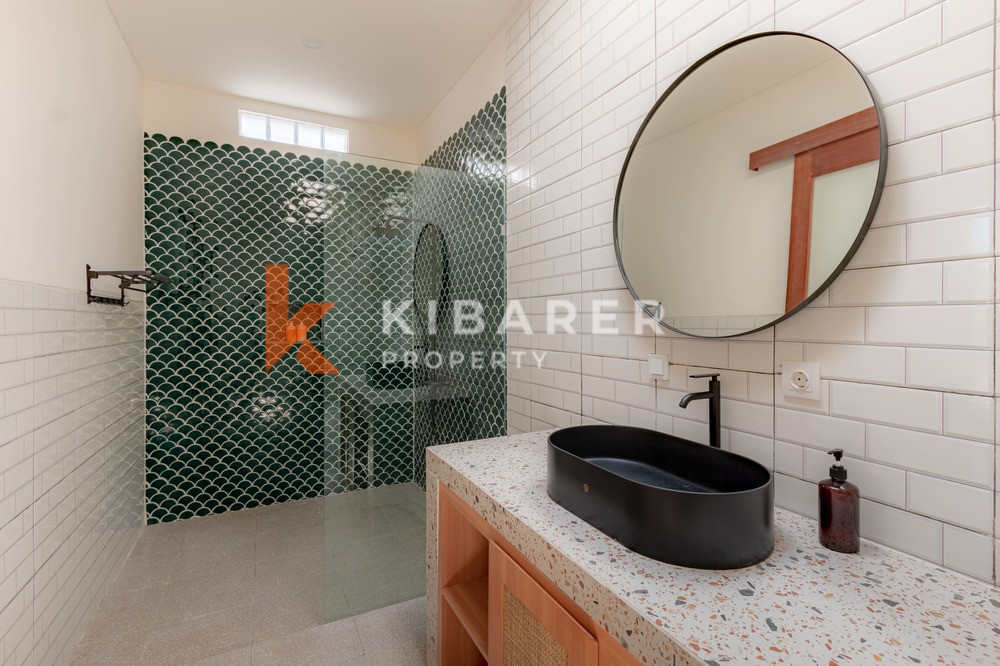 Belle villa d'une chambre avec salon ouvert située à Canggu