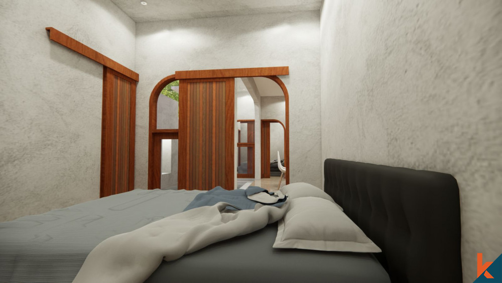 Vila Dua Kamar Tidur yang Akan Datang di Dalam Kediaman Pribadi di Sanur