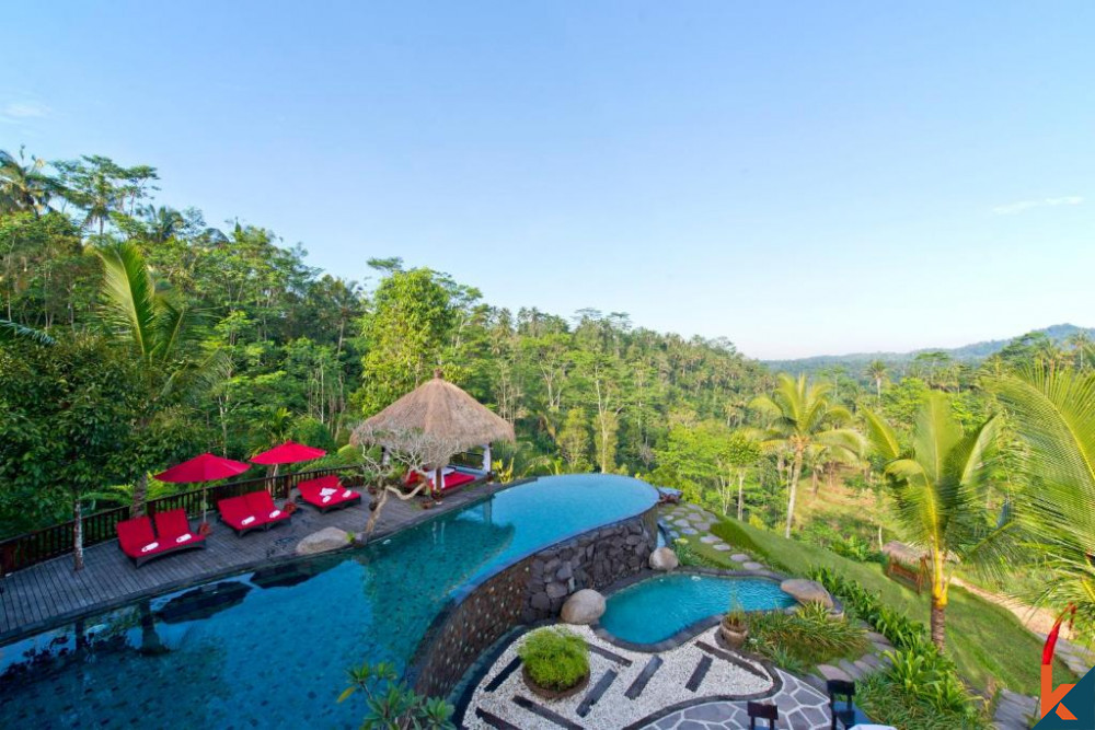 Impressionnante propriété ROI avec vue imprenable à vendre à Ubud