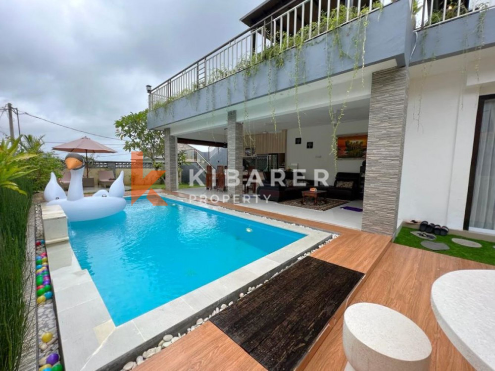 Cozy Three Bedrooms Open Living Villa with Ocean View in Ungasan