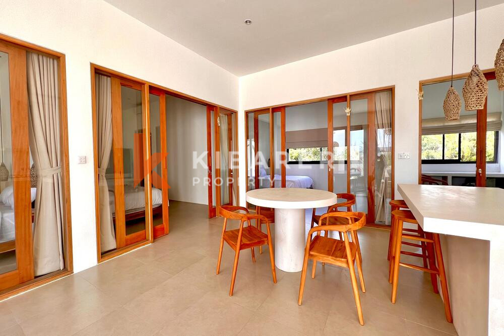 Brand New Mediterranean Three Bedroom Enclosed Livingroom Villa Set in Pererenan  (Available on April 16th 2024)