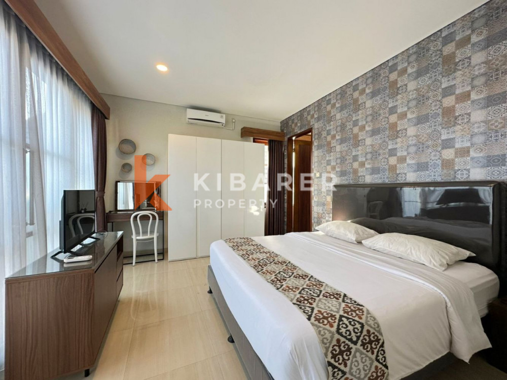 Ruang Tamu Terbuka Dua Kamar Tidur yang Bagus di Kompleks Villa di Jimbaran