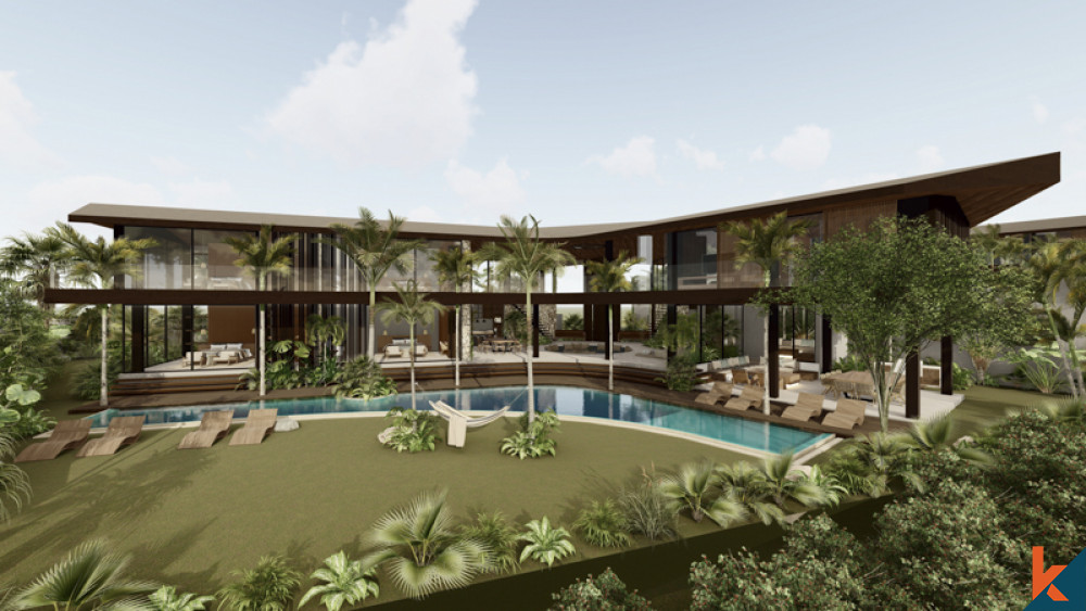 Modern style mansion for lease in Canggu
