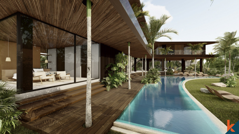 Modern style mansion for lease in Canggu