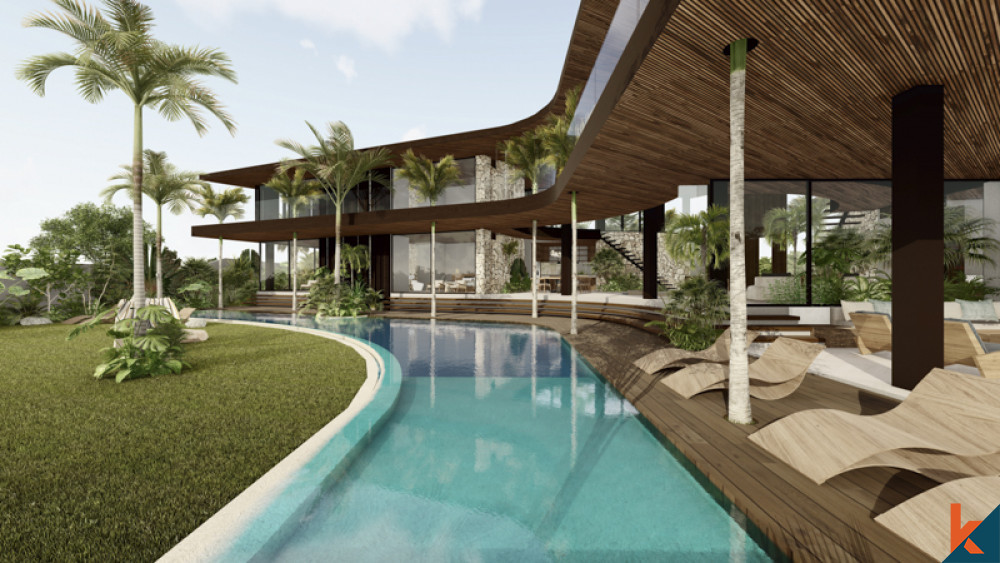Modern style mansion for lease in Canggu