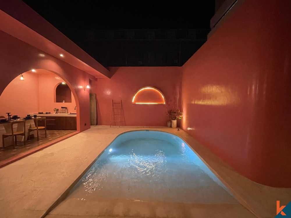Unique Mediterranean-Style Villa with Pink Walls