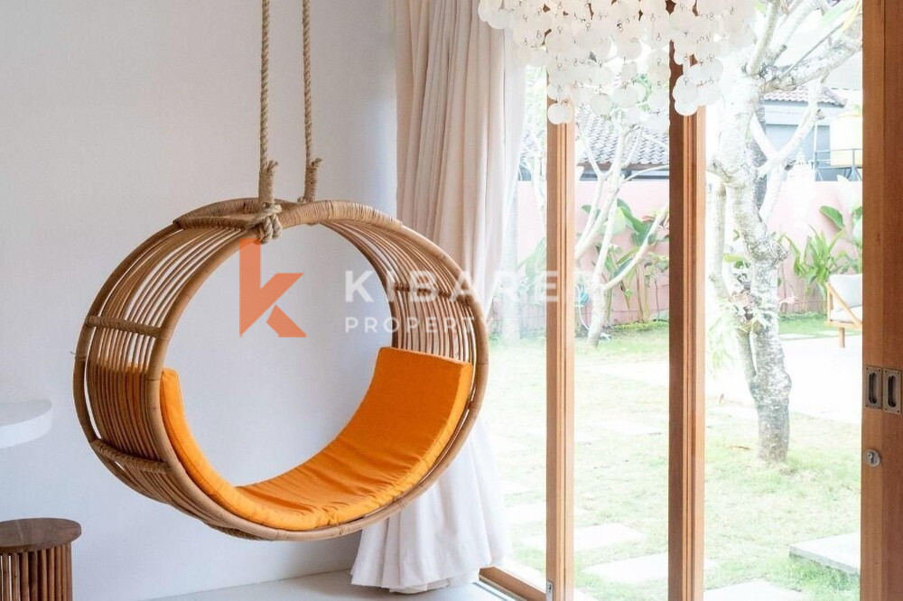 Modern Three Bedroom Minimalist Enclosed Living Room Villa Situated in Umalas