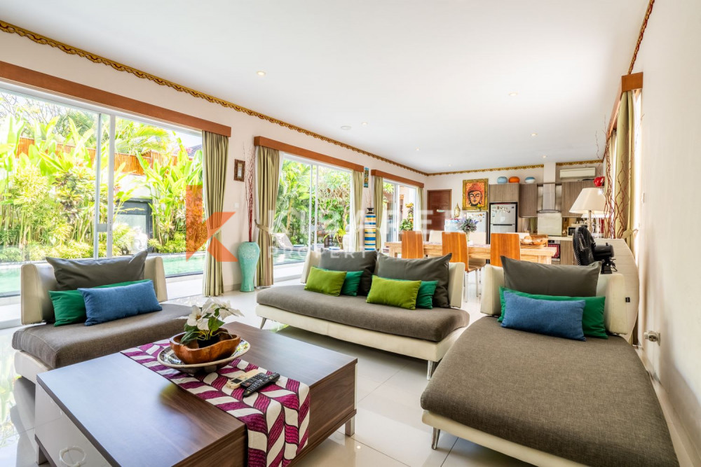 Peaceful Three Bedroom Enclosed Living at Villa Complex Situated in Seminyak