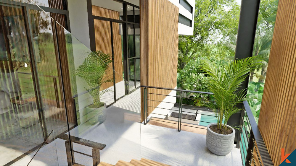 Découvrez une villa moderne de 4 chambres avec vue sur l'océan à Pererenan à vendre