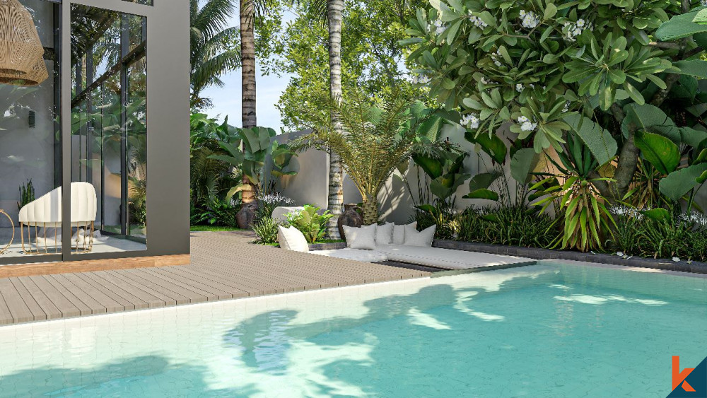 Découvrez une villa moderne de 4 chambres avec vue sur l'océan à Pererenan à vendre