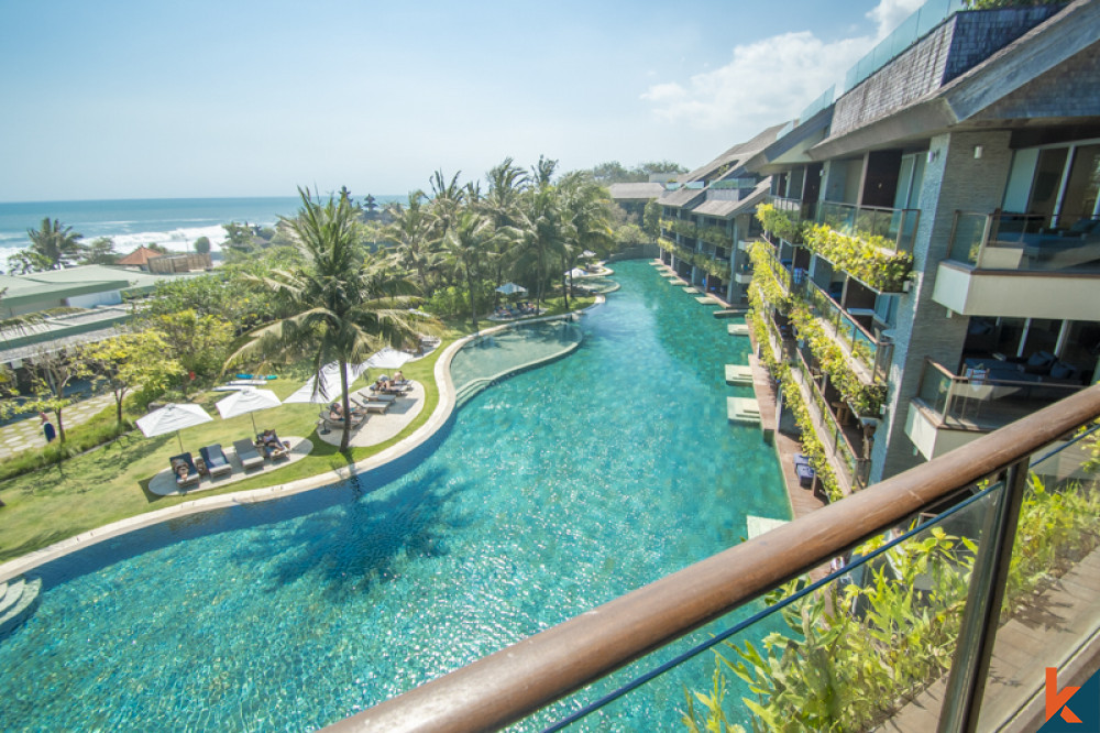 Penthouse tiga kamar tidur tepi pantai yang unik dan menakjubkan