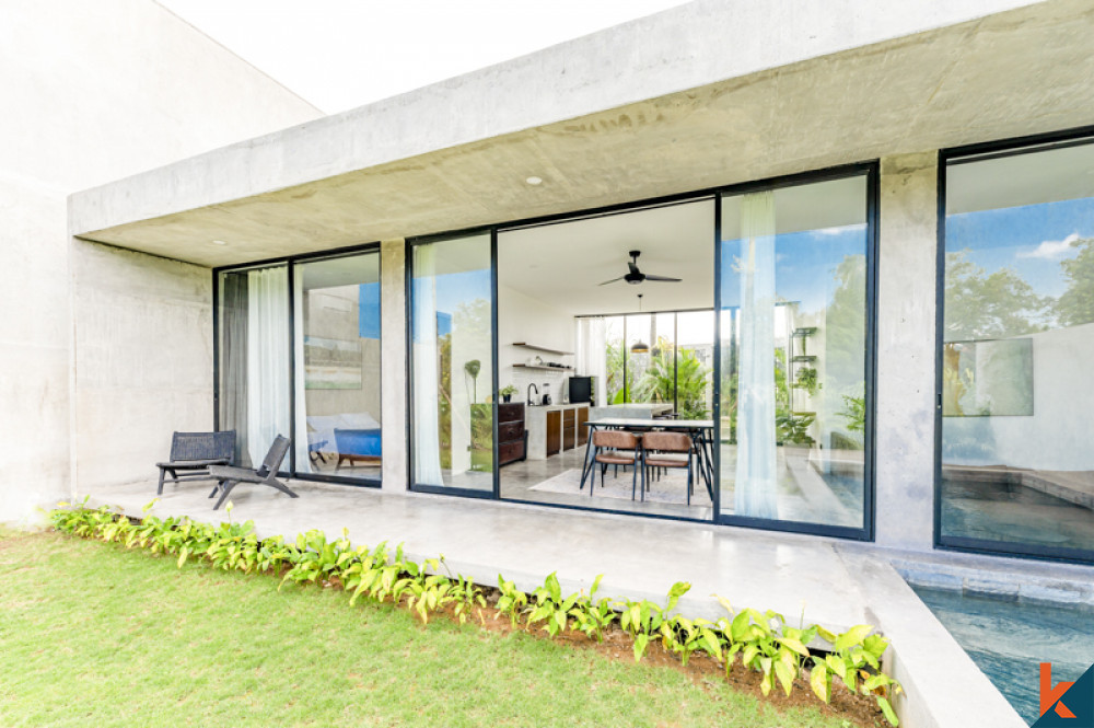 Villa minimaliste d'une chambre près de la plage de Seseh