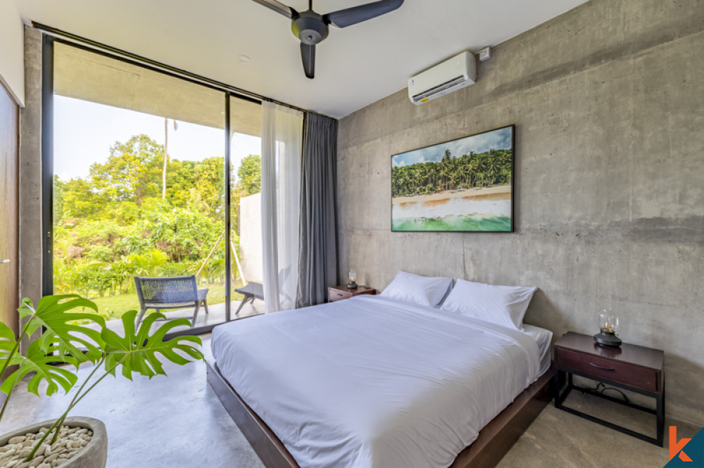 Villa minimaliste d'une chambre près de la plage de Seseh