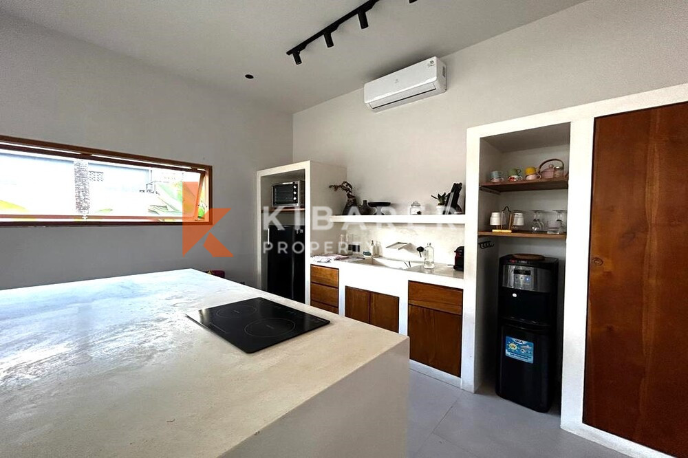 Modern Three Bedroom Minimalist Enclosed Living Room Villa Situated in Umalas