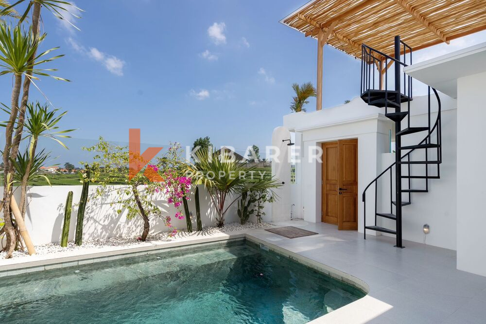 Gorgeous Three Bedroom Mediterranean Villa Overlooking Paddy in Pererenan