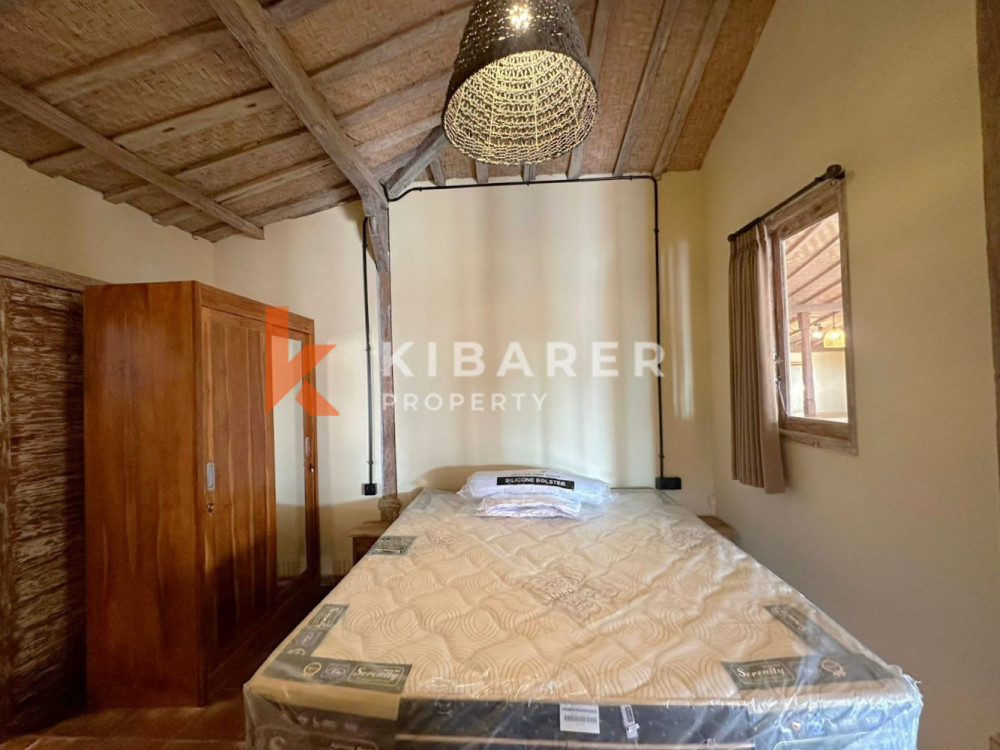 Semi Furnished Three Bedroom Closed Living Villa with Ocean and Rice Field View in Kedungu (Available on 18th February 2026)