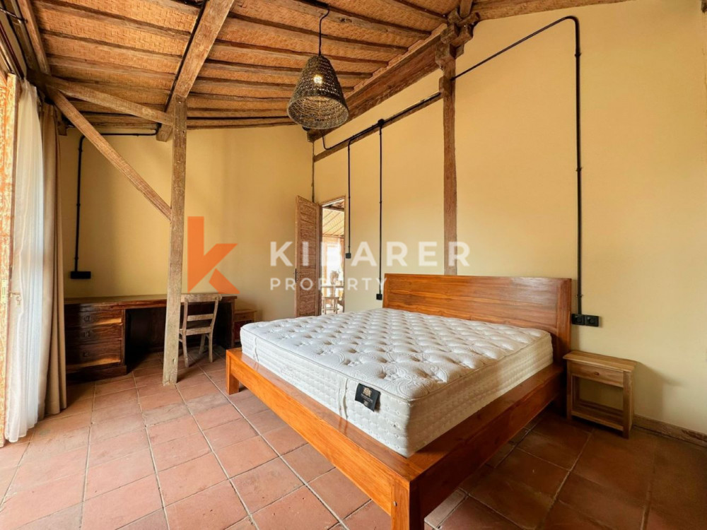 Semi Furnished Three Bedroom Closed Living Villa with Ocean and Rice Field View in Kedungu (Available on 18th February 2026)