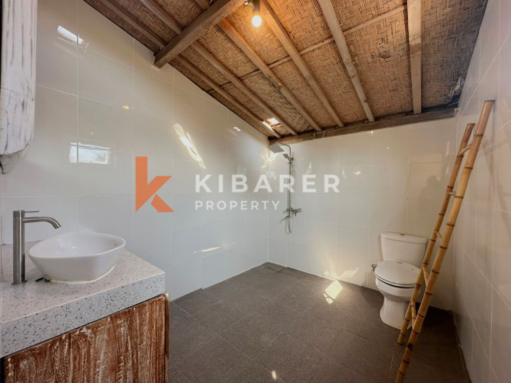 Semi Furnished Three Bedroom Closed Living Villa with Ocean and Rice Field View in Kedungu (Available on 18th February 2026)