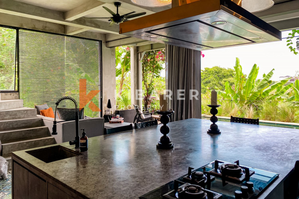 Stunning Four Bedroom Enclosed Living Villa Nestled in Berawa (Minimum 2 years rental)