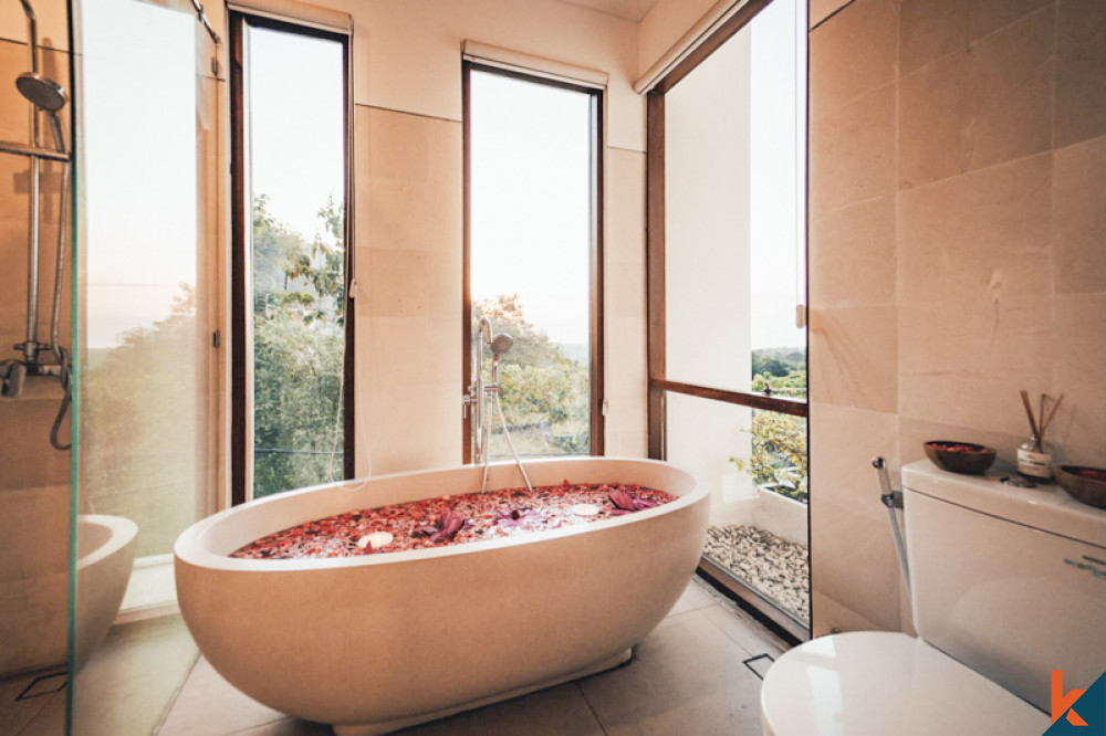 Propriété d'une chambre au sommet d'une colline avec vue sur l'océan