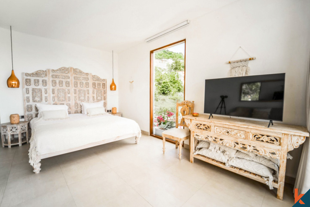 Propriété d'une chambre au sommet d'une colline avec vue sur l'océan