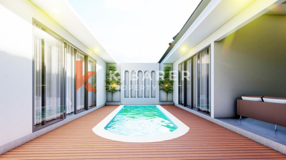 Villa neuve à vie ouverte de deux chambres à coucher à Bidadari-Seminyak