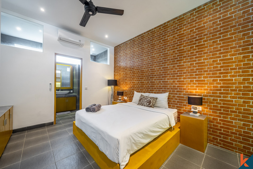 Vila dua kamar tidur modern yang terletak di Umalas yang modis