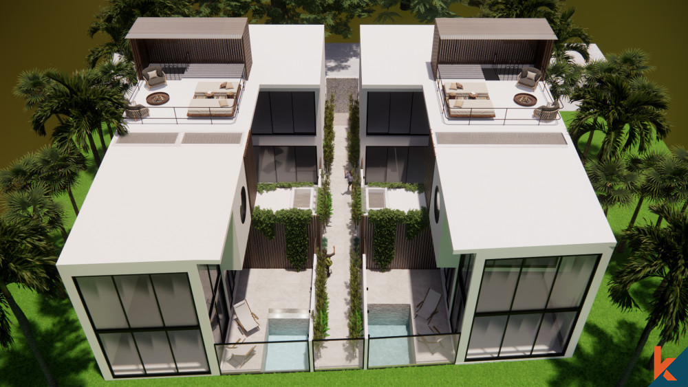 Villa de 2 chambres d'élégance moderne avec piscine à Canggu à vendre