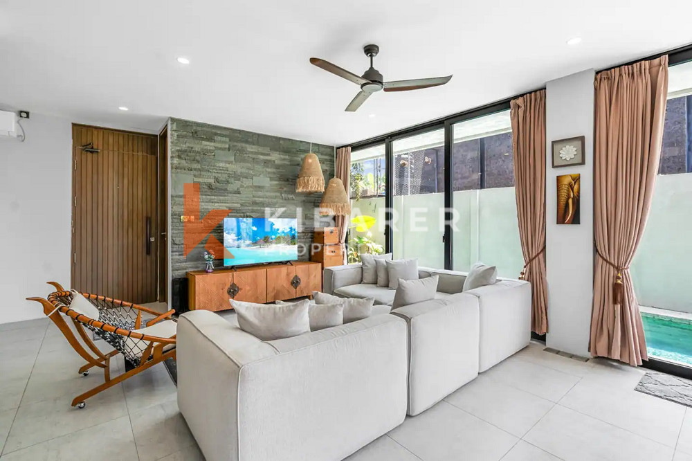 Wonderful Four Bedroom Enclosed Living Villa Located in The Heart of Canggu (Available on May 20th 2024)