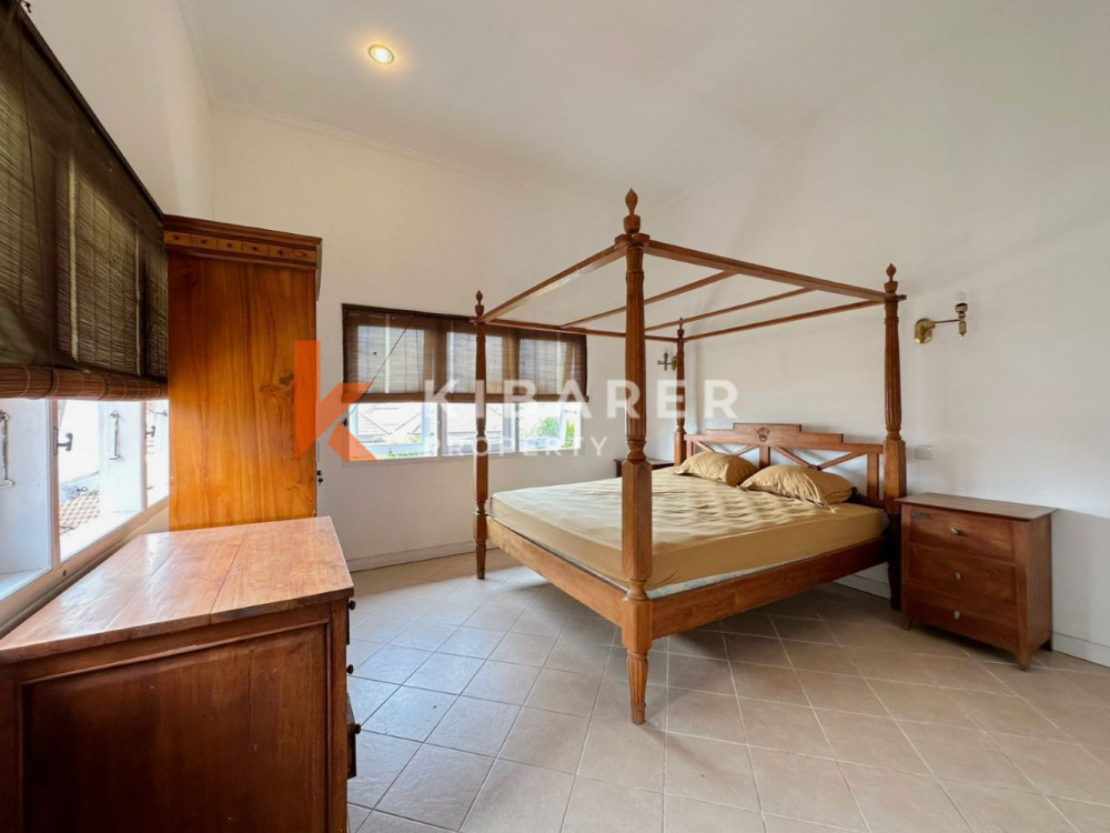 Villa accueillante de deux chambres à coucher ouverte située dans un quartier calme de Kerobokan