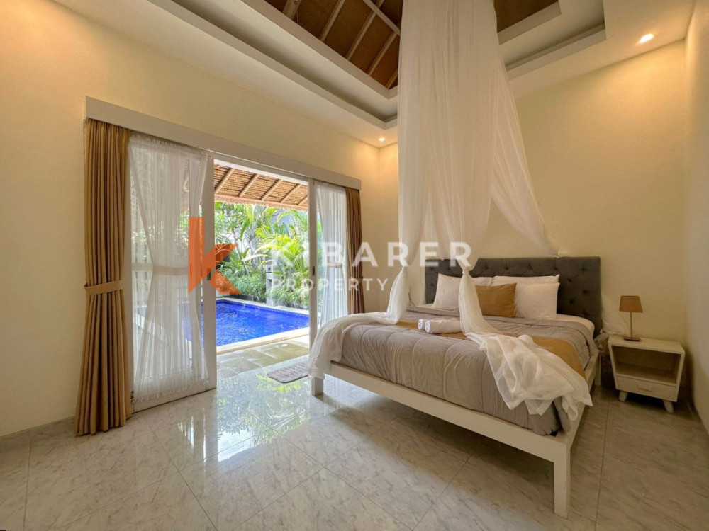 Belle villa ouverte de trois chambres à Balangan