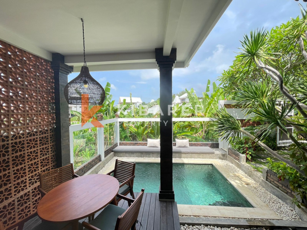 Villa tropicale de deux chambres située à Canggu