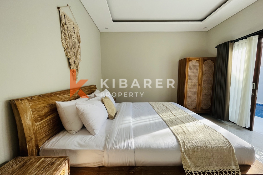 Modern and Minimalist Two Bedroom Open Living Villa in Padonan