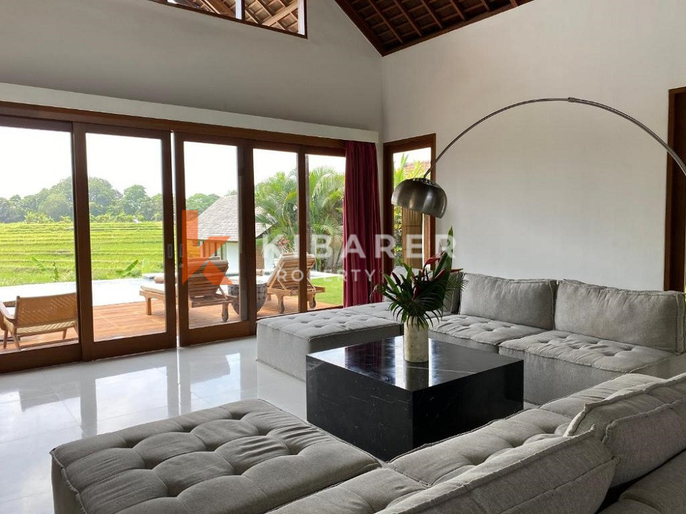 Stunning Four Bedroom Villa with rice field view in Buduk ( will be available on 8th January 2024 )