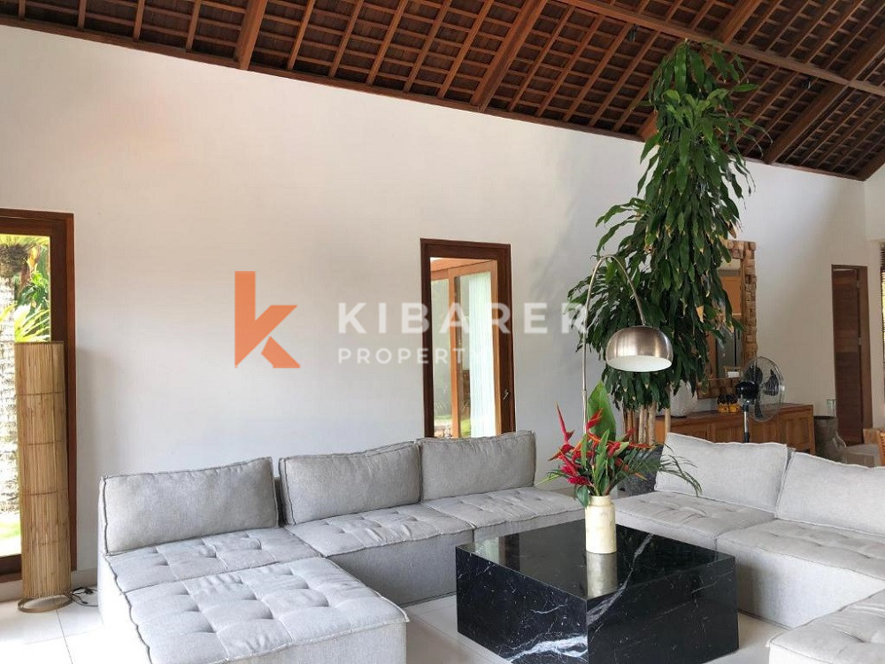 Stunning Four Bedroom Villa with rice field view in Buduk ( will be available on 8th January 2024 )