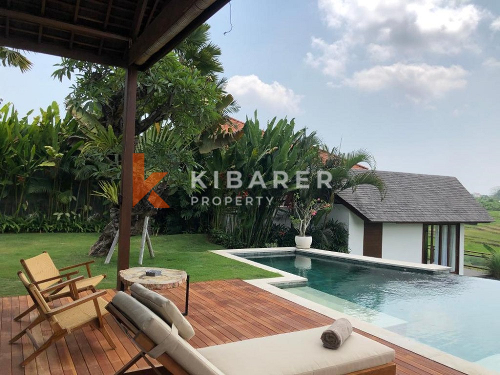 Stunning Four Bedroom Villa with rice field view in Buduk ( will be available on 8th January 2024 )