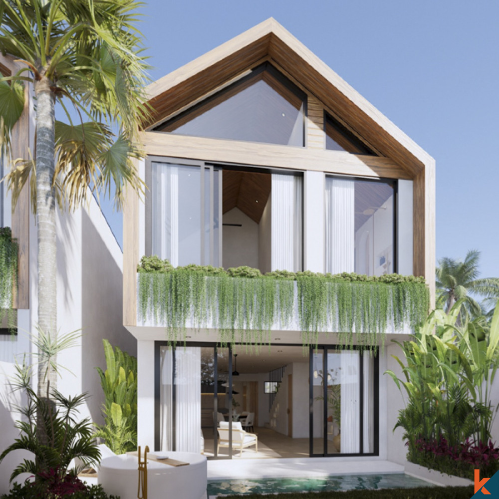 Upcoming modern design two bedroom villa in Kerobokan