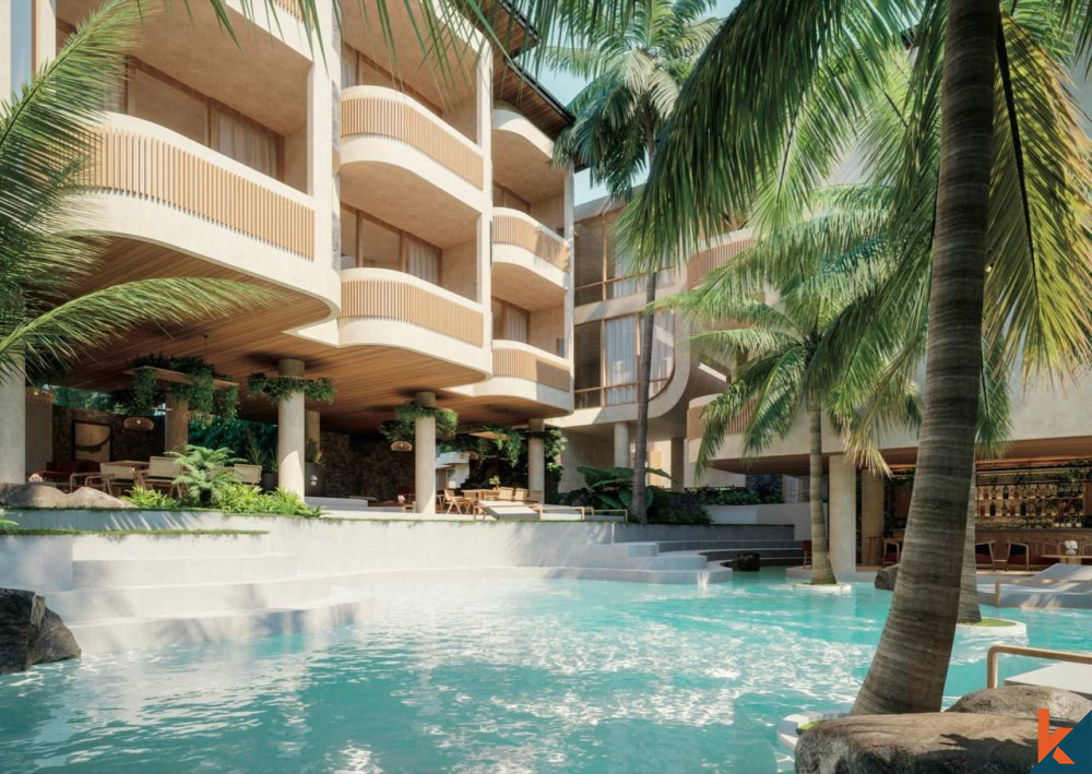 Modern 1-Bedroom Home Resort with Private Pool and Smart Tech On the 1st Floor in Babakan Canggu