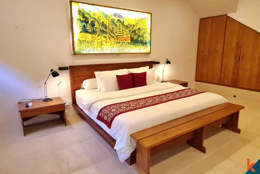 Vila satu kamar tidur bergaya dengan sewa jangka panjang di Umalas
