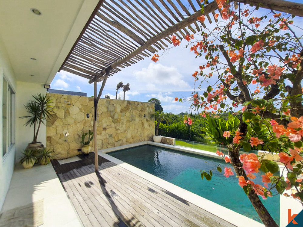 New two bedroom villa with amazing rice fields views