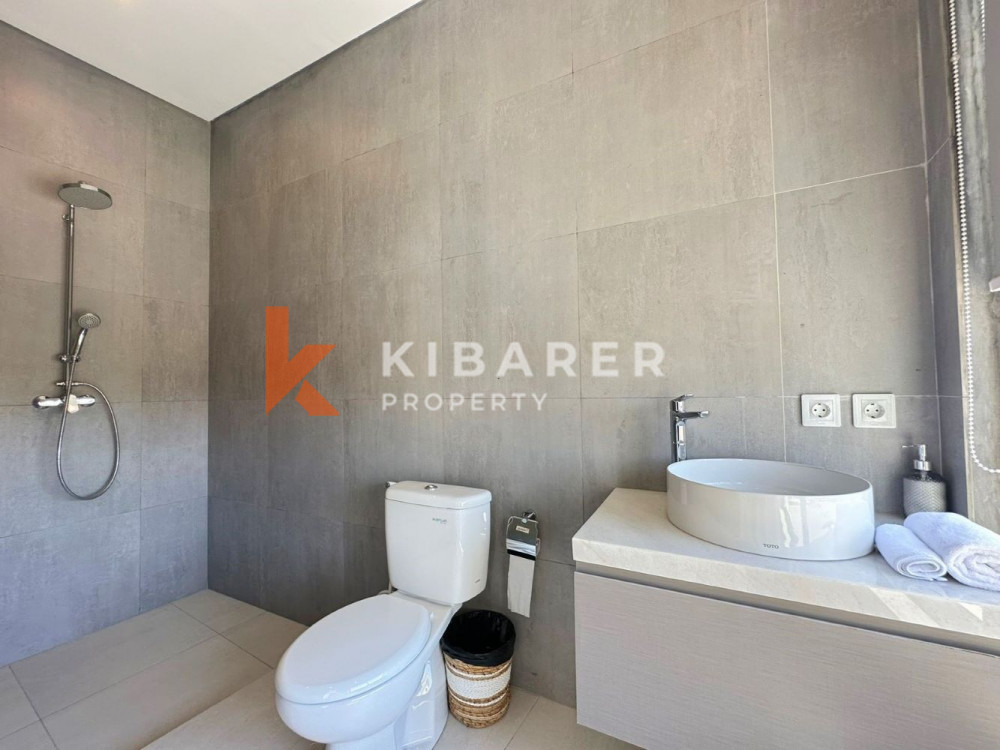 Brand New Charming Three Bedroom Enclosed Living Villa in Pererenan