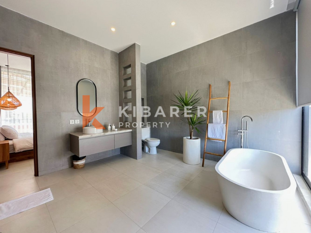 Brand New Charming Three Bedroom Enclosed Living Villa in Pererenan