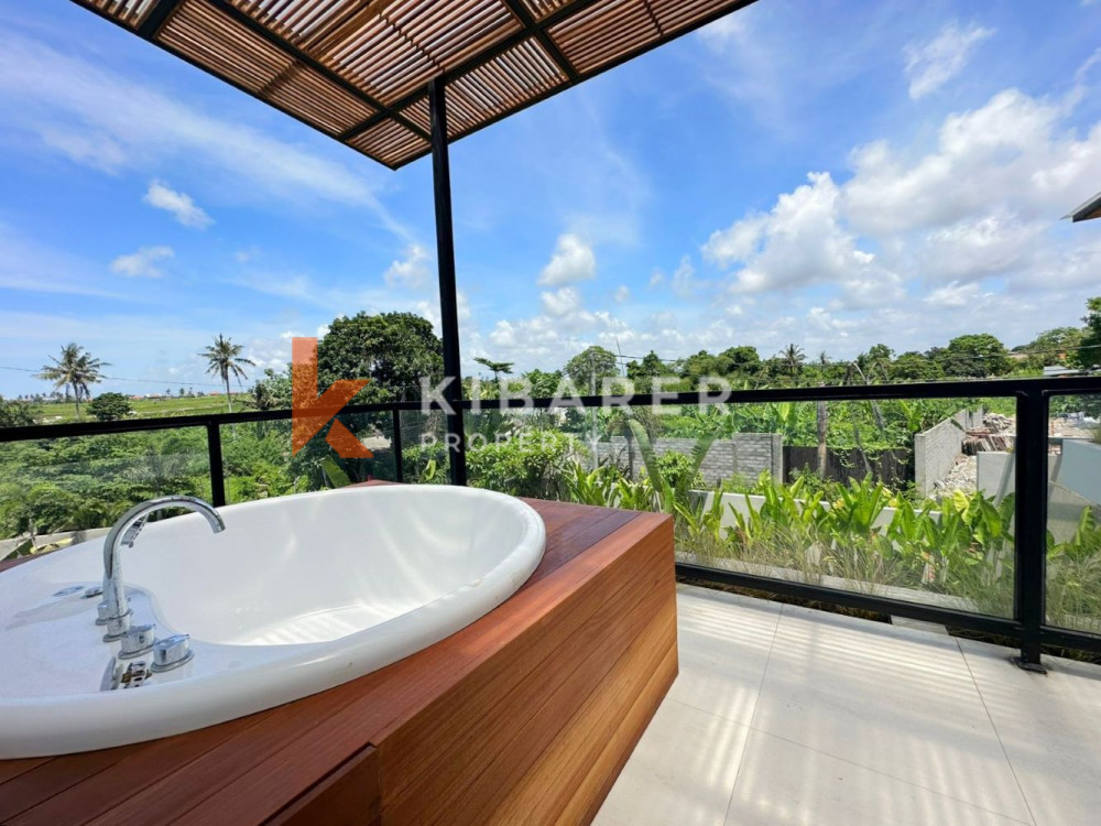 Brand New Charming Three Bedroom Enclosed Living Villa in Pererenan