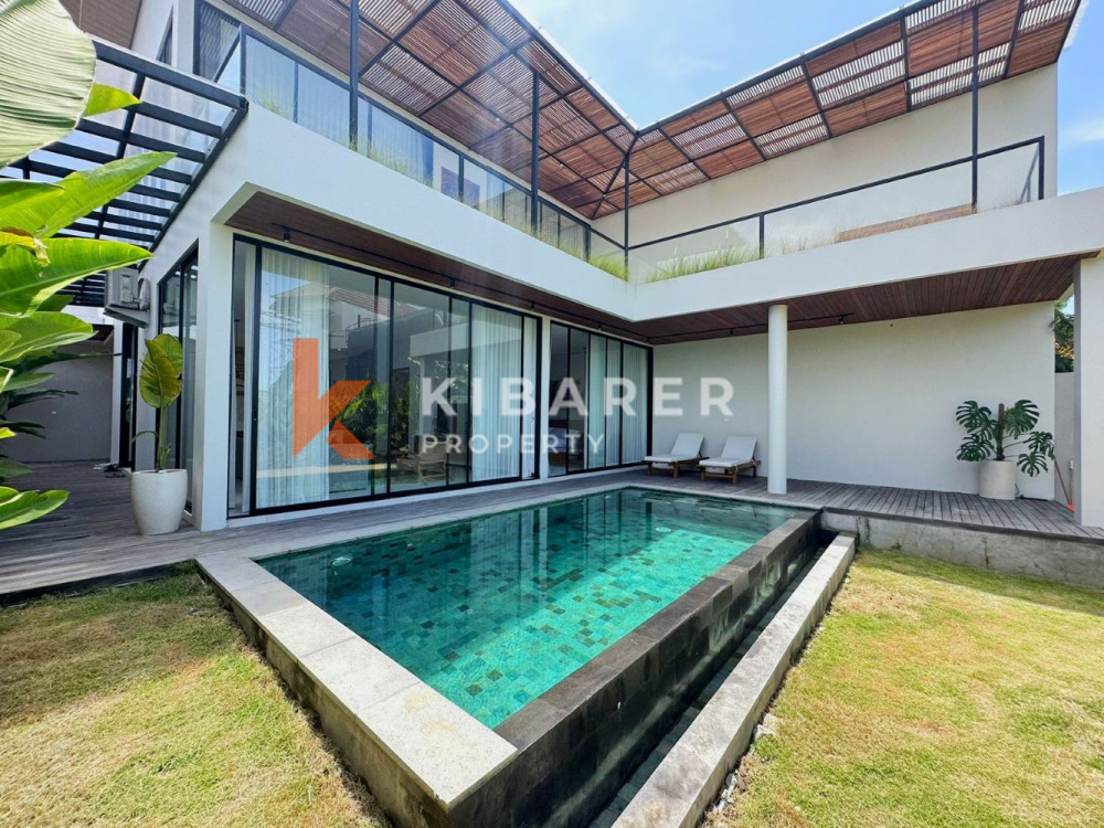 Brand New Charming Three Bedroom Enclosed Living Villa in Pererenan