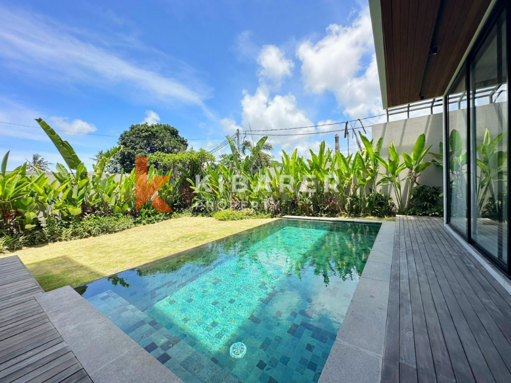 Brand New Charming Three Bedroom Enclosed Living Villa in Pererenan