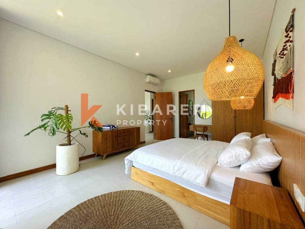 Brand New Charming Three Bedroom Enclosed Living Villa in Pererenan