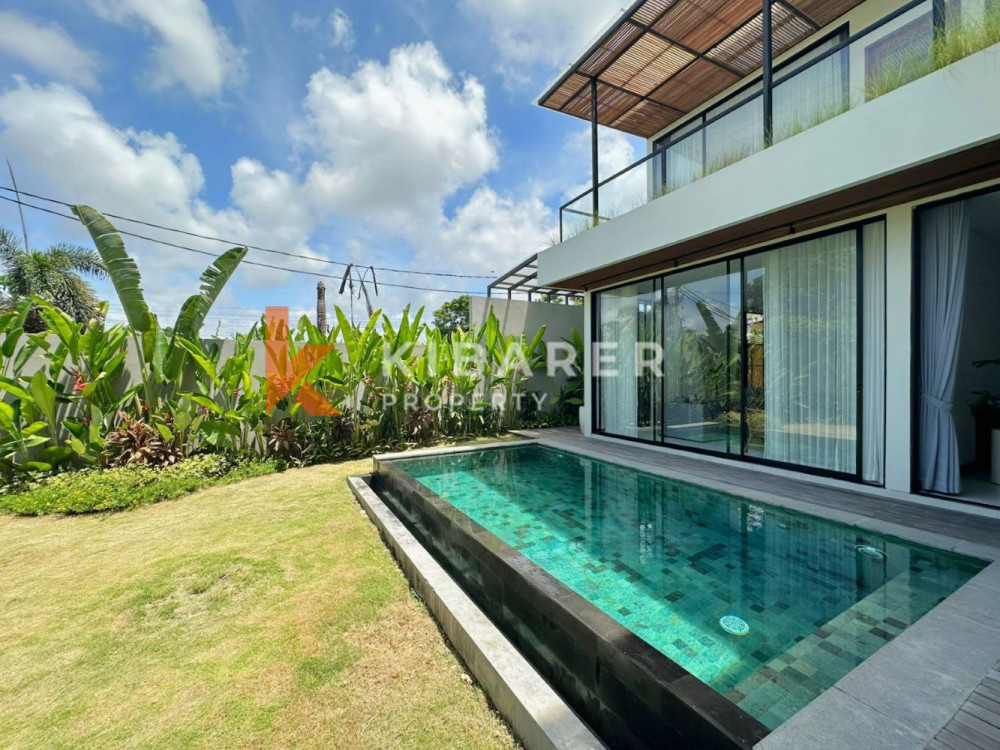 Brand New Charming Three Bedroom Enclosed Living Villa in Pererenan