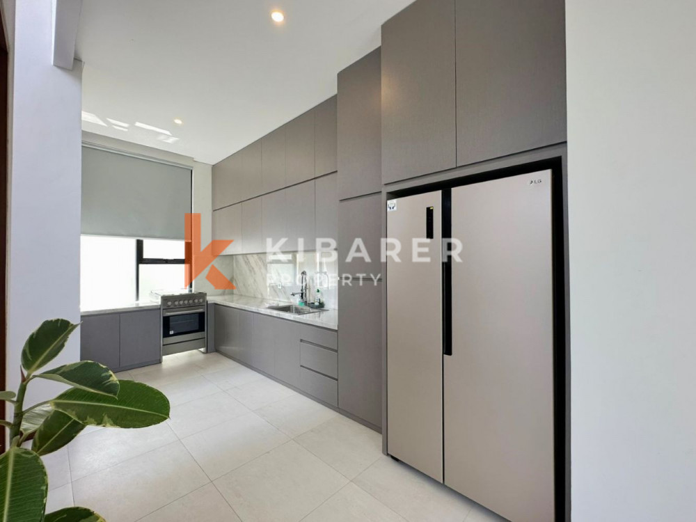 Brand New Charming Three Bedroom Enclosed Living Villa in Pererenan