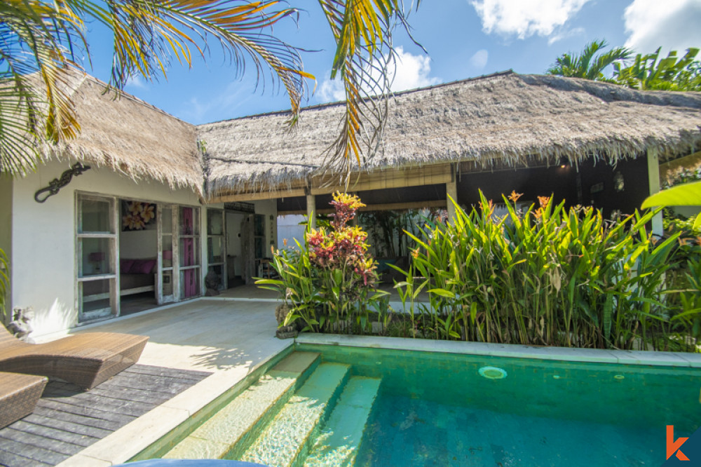 Traditional two bedroom villa with tropical touch