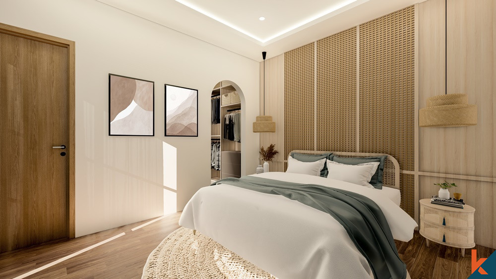 hunian tiga kamar tidur modern yang akan datang di cemagi